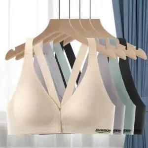 앞후크 브라 노와이어 수유 볼륨업 편안한 스판