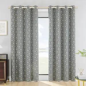메이에르 아일릿 암막커튼 2장세트 작은 창문용 커텐