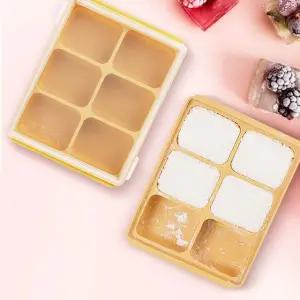 이유식큐브6구 2P 큐브틀 야채 보관용기 아기 실리콘