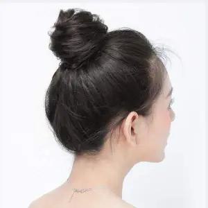 [골드스마일]승무원 똥머리 머리 곱창끈 가발 곱창 면접 붙임머리