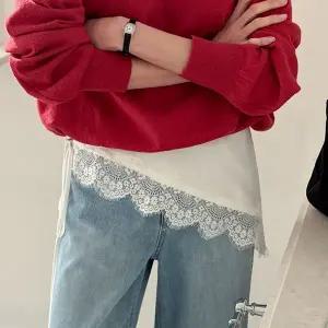 [메이블루]레이스 레이어드 스카프