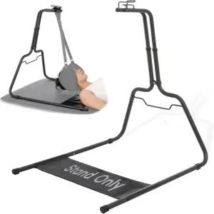 목 감압용 스트레칭 해먹 스탠드 경추 견인 장치 스틸 헤비 듀티 감압기 스트랩 프레임 긴장 용 전용