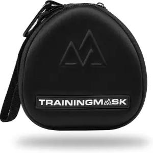 빠른 지퍼 파우치가 있는 트레이닝마스크 하드 캐리 케이스 - 운동 유산소 및 내구성 피트니스 호흡 저항