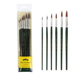 8500 모닝글로리 수채화붓 6본조세트