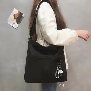 [다잇템] 여자 일상룩 휘뚜루마뚜루 어깨 캐쥬얼 패브릭 토트백