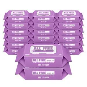 물티슈65 대용량 (80매) 캡형 20팩 저자극 올프리