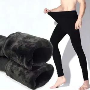 한파 겨울 발열 스판 융털 남성 레깅스 내의 바지