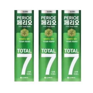 페리오치약 토탈7 스트롱 어드밴스 140g 3개입