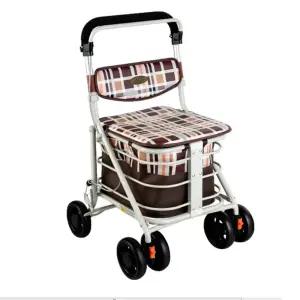 접이식보행 고령자 용 유모차 실버카 경량 보행기 할머니