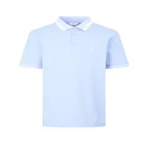 헤지스 골프 남성 25SS WPTS5B411B5 스테디셀러 블루 로고장식 반팔폴로티셔22478223512343675