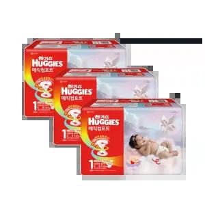 하기스 2026 매직컴포트 밴드형 공용 1단계 60매x3팩