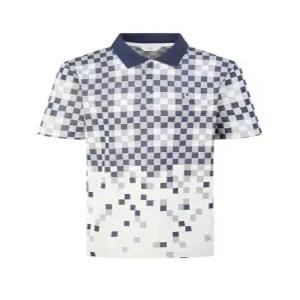 헤지스 골프 남성 25SS WPTS5B352N3 스테디셀러 네이비 체크 반팔폴로티셔츠22478223632343606
