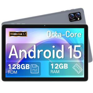 LECTRUS 안드로이드 15 태블릿 10.1인치 코어 PC, Gemini (2TB AI 카메라가 5G 수명, HD 듀얼 8시간의 스크린 옥타 포함 빅 터치 긴 Wi-Fi 확장), 있는 ROM 배터리 128GB 12GB - RAM