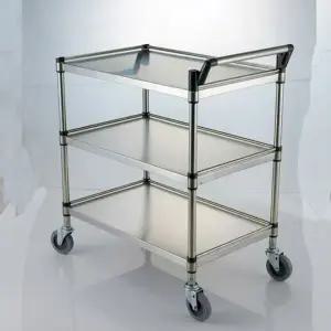 [RIZPICK]다용도 드레싱 3단 일반 중형 스텐 서빙카트