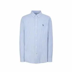 헤지스 남성 스트라이프 면 긴팔캐주얼셔츠 HZSH6B322B2 HZSH6B32222487031422345569