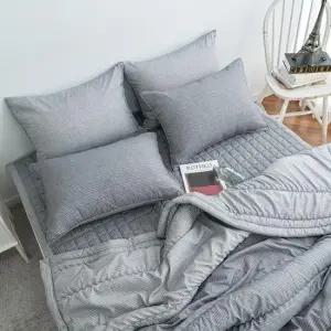 차렵이불세트 솔트 간절기 이불패드세트 SS 그레이 먼지없는 침구