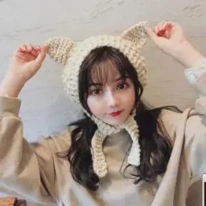니트귀마개 고양이 니트 귀도리 여자 귀돌이 뜨개 귀마개 5color