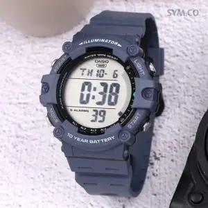 카시오 AE-1500WH-2A 군인 전자 아웃도어 방수 남자 우레탄 시계 d3