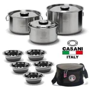 코펠세트 까사니 네이쳐 스테인레스 3인용-4인용