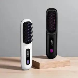 무선 빗고 데기 매직 브러쉬 고데기 출근 전 빠른 머리 손질 휴대용 여행용