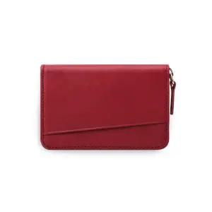 매장정품 EGARDEN Take Pocket (테이크포켓 가죽 지퍼 반지갑) - 와인