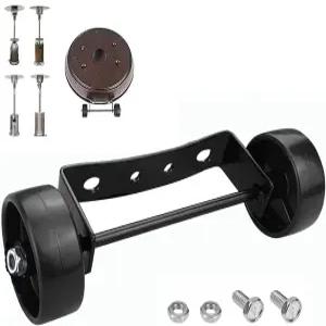 범용 파티오 히터 휠 키트 - 이동/설치가 간편한 교체 이동식 부품 실외 우산