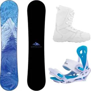 시스템 주노와 미스틱 여성 스노보드 패키지 완성