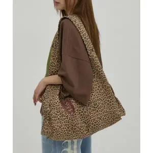 매장정품 HOODHOOD 더블사이디드 호보백 레오파드