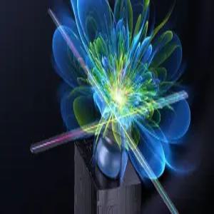 3D 전시 입체영상 홍보 LED(앱+블루투스+리 홀로그램 45CM-352개 고화질 프로젝터