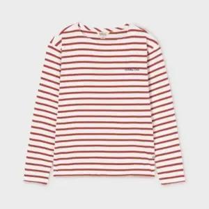 [백화점 정품] 후아유 여성 Boat Neck Stripe T-shirt WHLSG2321F