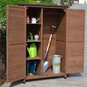 간이농기구보관함 야외캐비넷 조립식창고 농막 창고 A)커피-1000x600x1600mm
