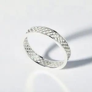 [엘렌쥬얼리]실버 Silver 925 메쉬 디자인 미스 링 은 반지