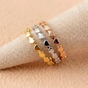 [엘렌쥬얼리]실버 Silver 925 브릿지 미니 하트 컷팅 미스 링 은 반지