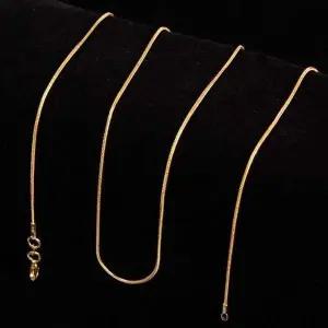 18K 체인 얇은 골드 목걸이