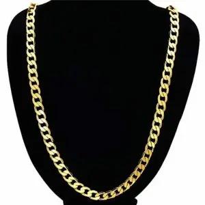 엔틱 볼드 체인 목걸이 골드