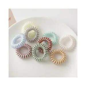 반짝이 스프링 머리끈