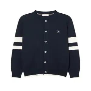 헤지스 남성 25SS HZSW5A203N2 시즌오프네이비 면 라운드 배색 가디건22303871722343636