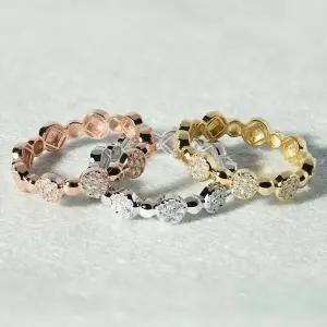 [엘렌쥬얼리]실버 Silver 925 샤인 서클 솔리드 큐빅 미스 링 은 반지