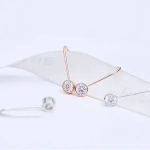 스털링 실버 패션 귀걸이