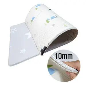 양면 키친 매트 10T 나무 75X 45cm PVC 주방 발매트