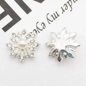 플라워 장식 미니 진주 꽃 부자재 메이드 DIY 꾸미기 폰케이스장식