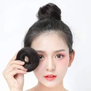 인모 똥머리 올림머리 가발