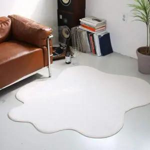 소프트 극세사 비정형 인테리어 사계절 러그