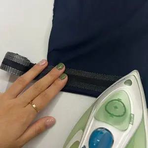 바지기장줄이기 밑단 수선 테이프 블랙