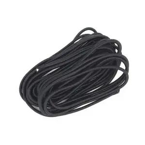 둥근 탄성끈 고무줄밴드 블랙 2.5mm x 5m