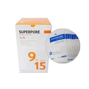 밴드골드 슈퍼포아 드레싱밴드 운드드레싱 NO.4L(4호) 9cm x 15cm 50매입