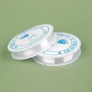 [RIZPICK]비즈공예부자재 우레탄줄 크리스탈텍 0.4mm 15M