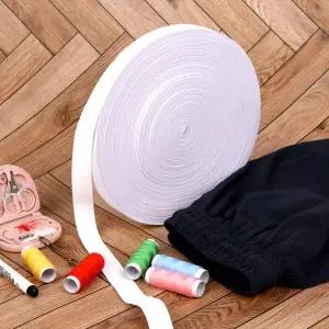 대용량 넓은 고무줄밴드 화이트 2cm x 40m