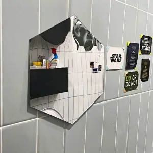 붙이는 육각 거울 특대형 아크릴