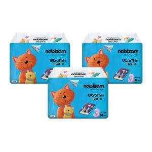 나비잠 기저귀 울트라씬듀얼핏 밴드 중형(M) 40매x3팩